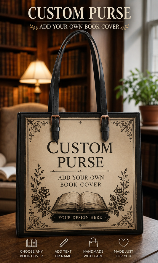 CUSTOM BOOK PURSE